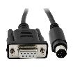 DIN8 to D-Sub 9 cable