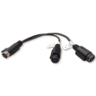 Mini DIN 9 to mini DIN 8 RS232 Adapter