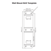 Wall Mount Drill Template