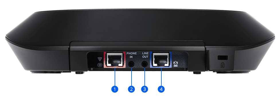 VC520 Pro3 Speakphone Back Panel